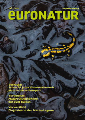 Titelseite des EuroNatur-Magazins 1/2023