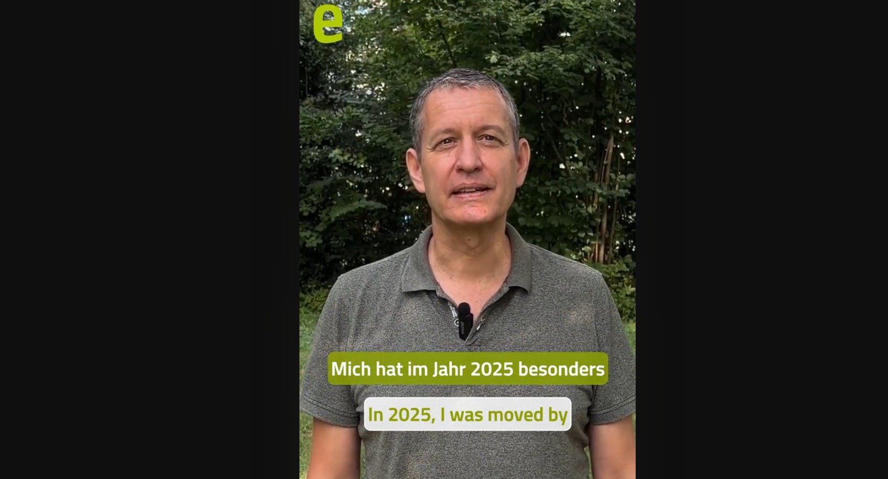 Vorschaubild für das Video zum Jahresbericht 2025 mit Gabriel Schwaderer