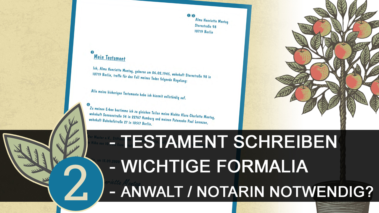 Titel: Wie schreibe ich ein Testament?